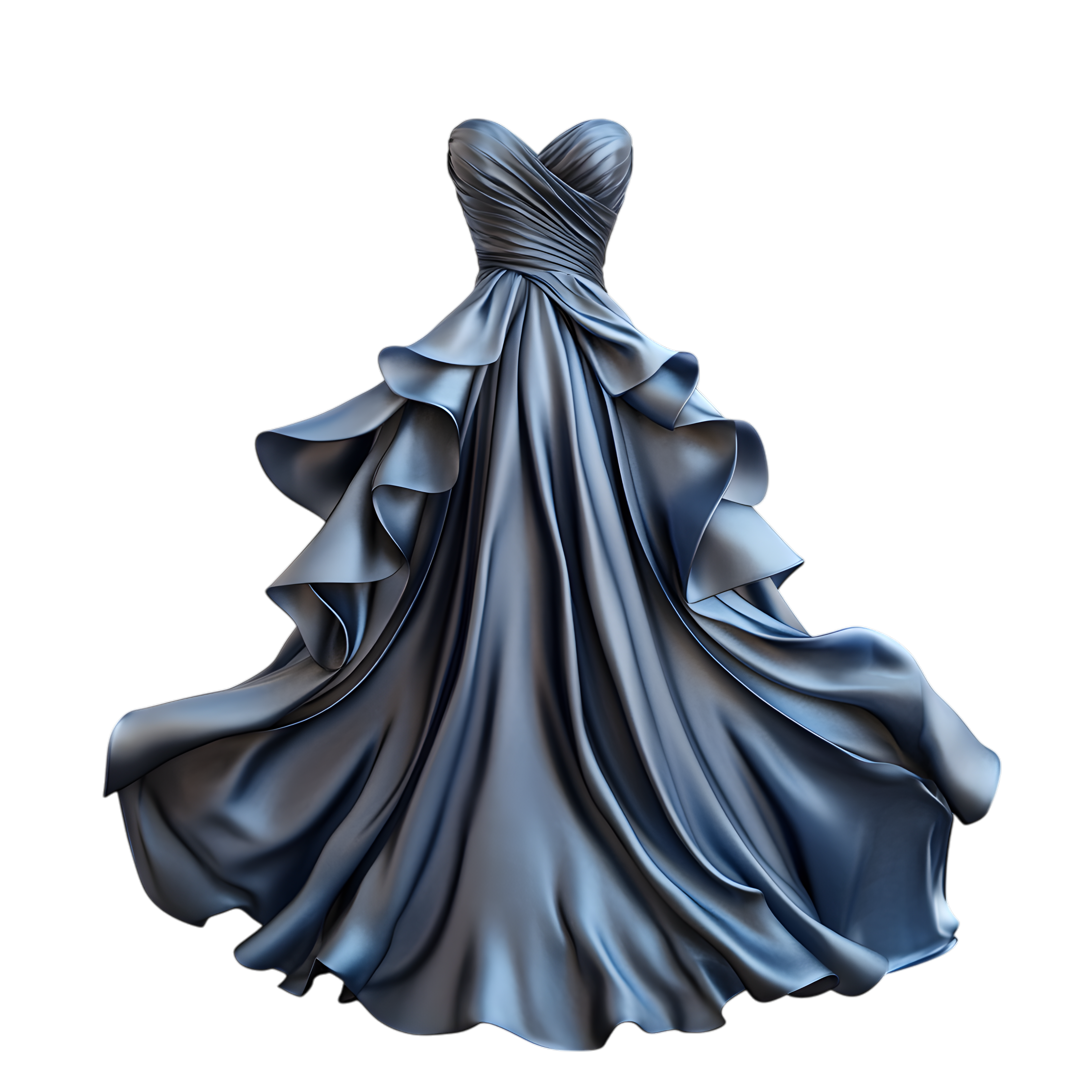 Gaun Biru